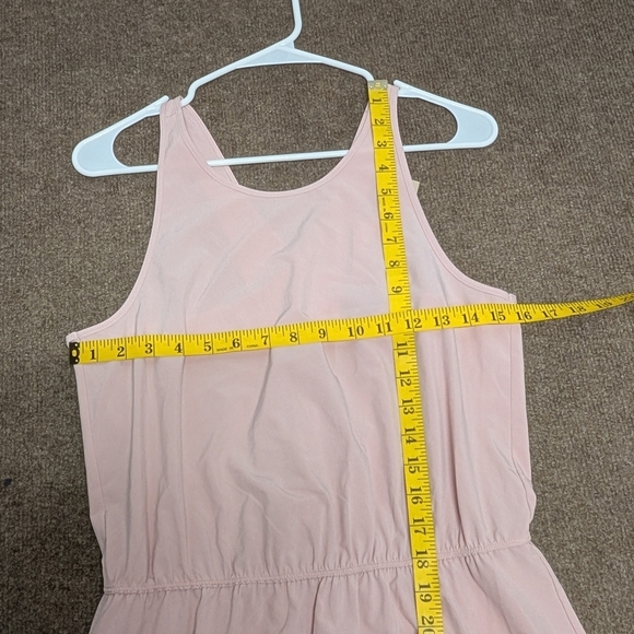 Banana Republic SL Racerback Pink Fog Sleeveless Maxi Dress New Tags Medium Tall - Picture 9 of 10